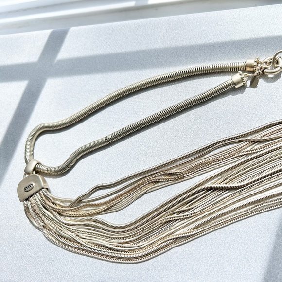 Chico's Elegant Tassel Necklace - Picture 4 of 5